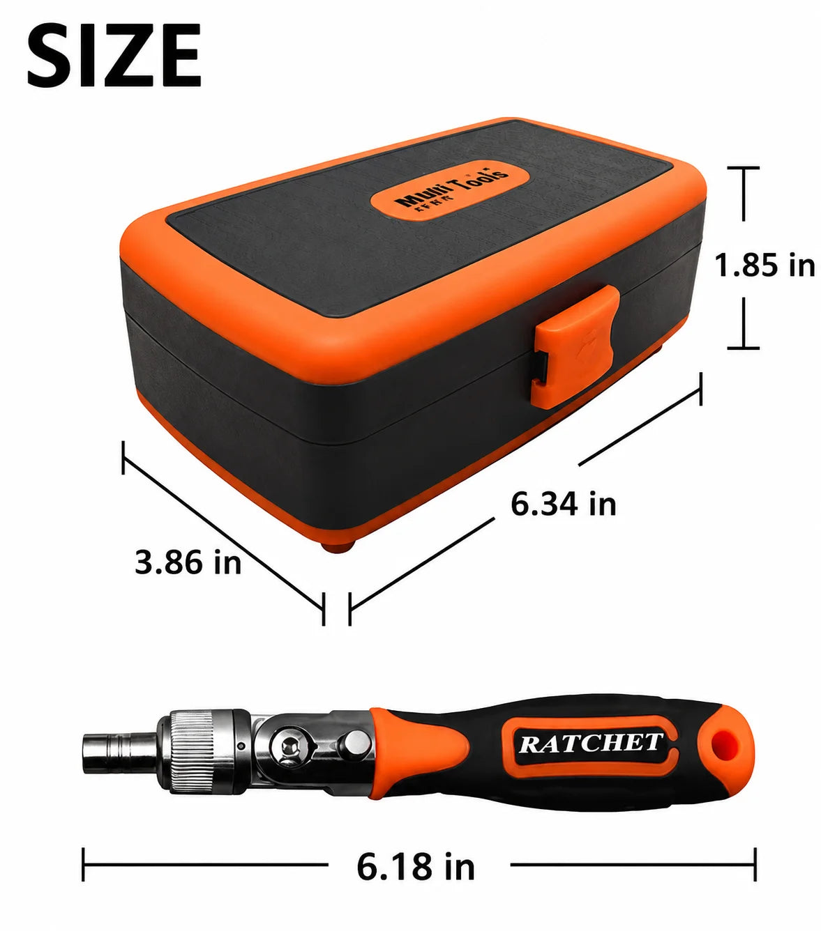 YUANZU 38-in-1 Multi Function Ratchet Screwdriver Kit, Magnetic Bits Mini Repair Tool Set, Portable Household Tool Kit for PC, Electronics and DIY Home Repair