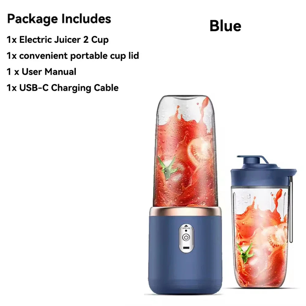 ATMDOG Portable Blender Bottle With 6 Blades For Smoothies