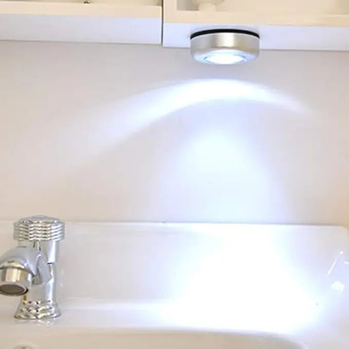 Self Adhesive Push LED Night Light Mini Cabinet Lamp