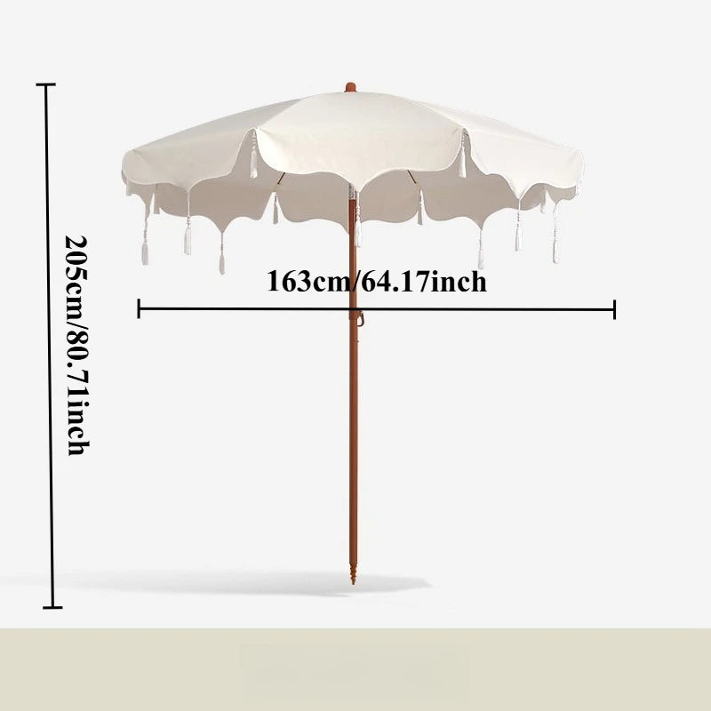 Adjustable Portable Outdoor Sun Umbrella With Upf50 Protection For Patio
