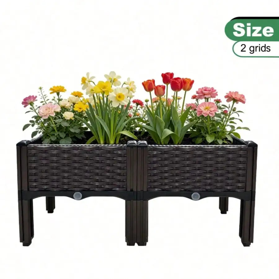 Compact Modular Raised Garden Bed With Legs For Small Spaces