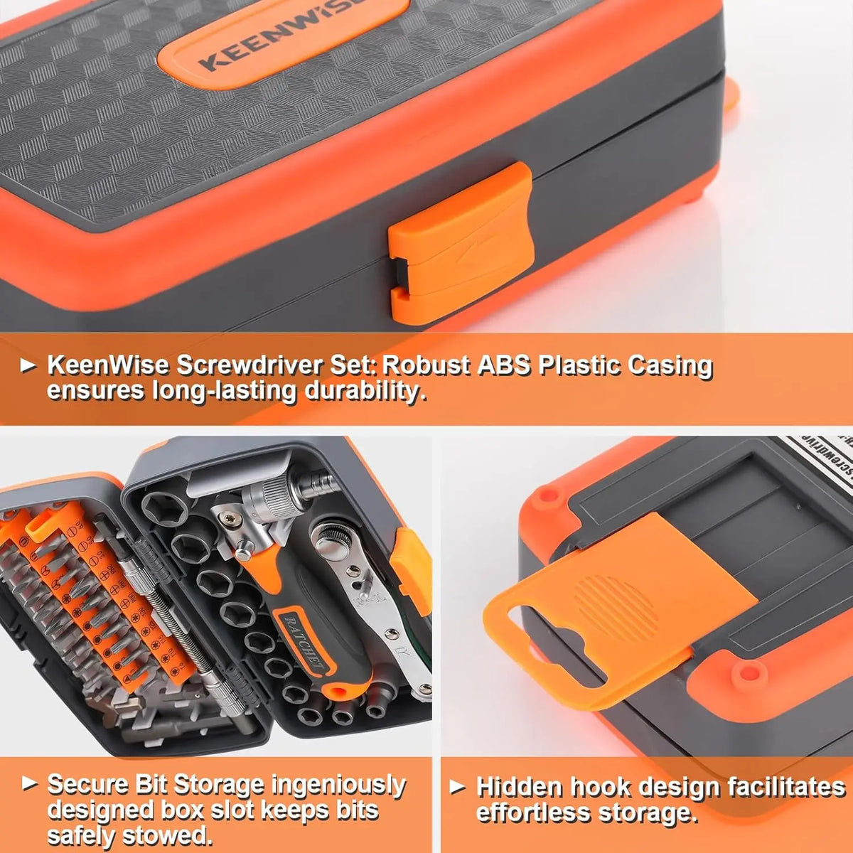 YUANZU 38-in-1 Multi Function Ratchet Screwdriver Kit, Magnetic Bits Mini Repair Tool Set, Portable Household Tool Kit for PC, Electronics and DIY Home Repair