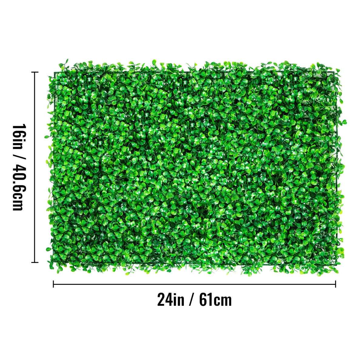 SucceBuy Artificial Boxwood Hedge Wall Panels For Privacy Backdrop