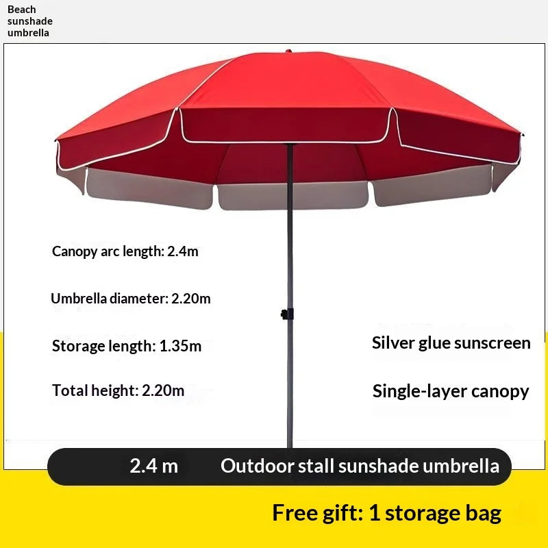 Commercial Outdoor Patio Umbrella With UV Sunshade And Waterproof Design