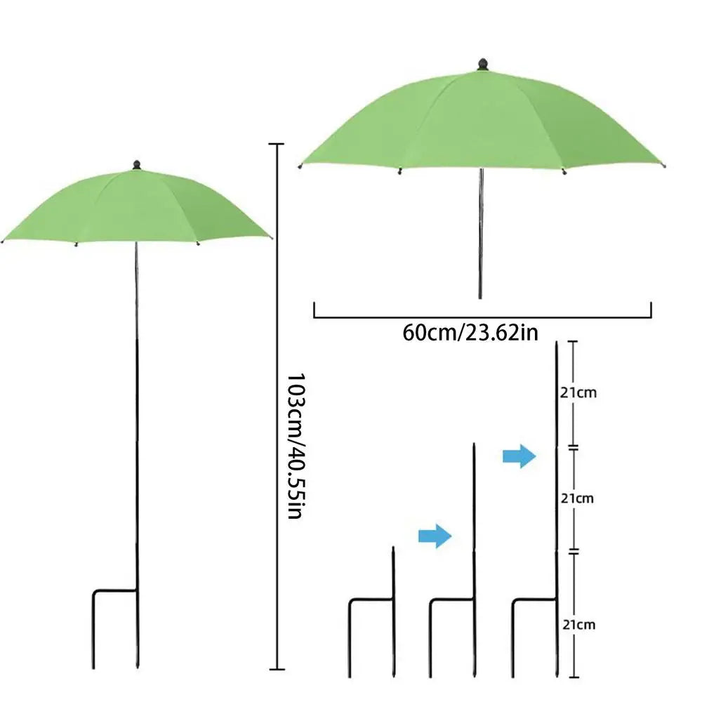 Adjustable Patio Umbrella For Outdoor Garden And Balcony Shade