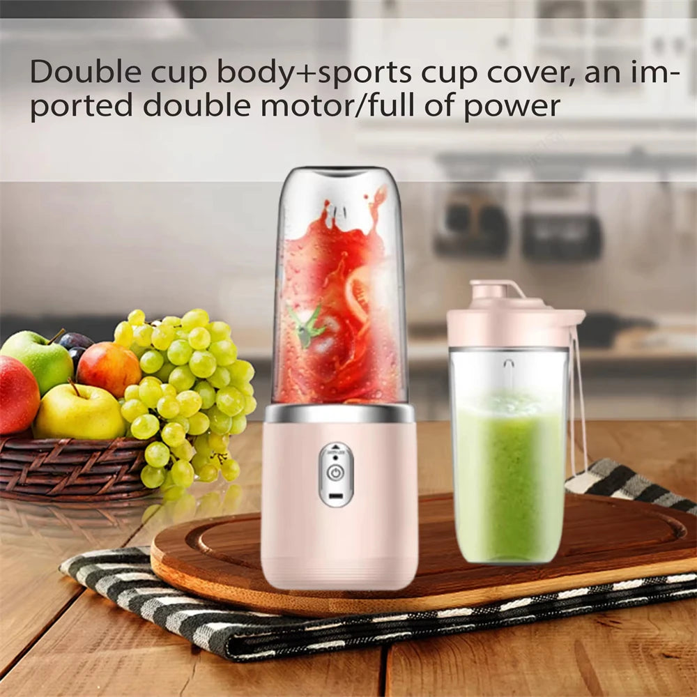 ATMDOG Portable Blender Bottle With 6 Blades For Smoothies