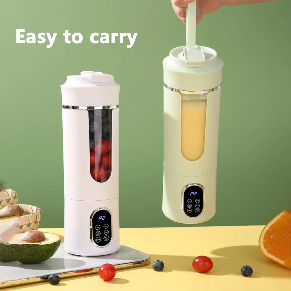 TMJD MISS Portable Juicer Wireless USB Charging 12 Blade Blender