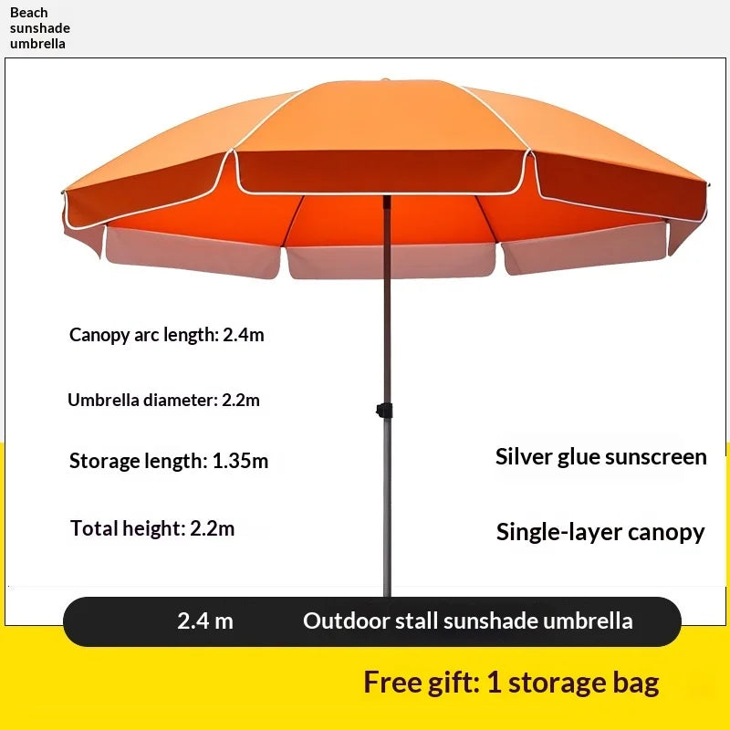 Commercial Outdoor Patio Umbrella With UV Sunshade And Waterproof Design