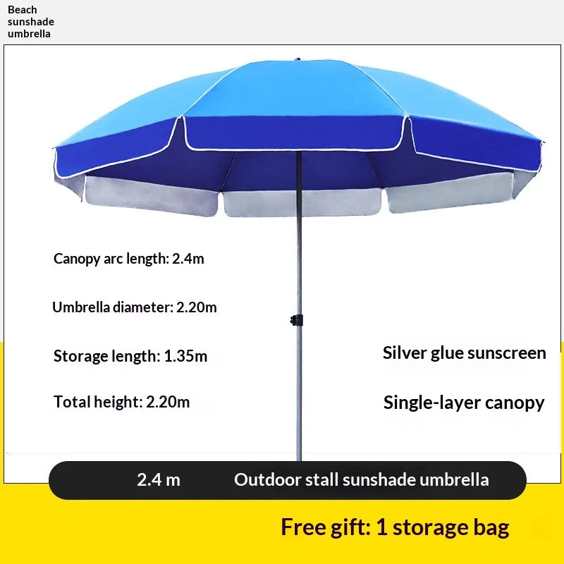 Commercial Outdoor Patio Umbrella With UV Sunshade And Waterproof Design