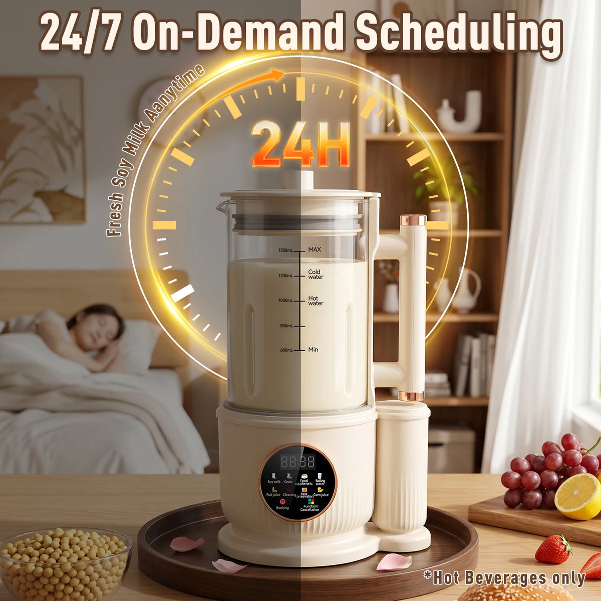 Automatic Nut Milk Maker Plug And Play Multifunction Juicer