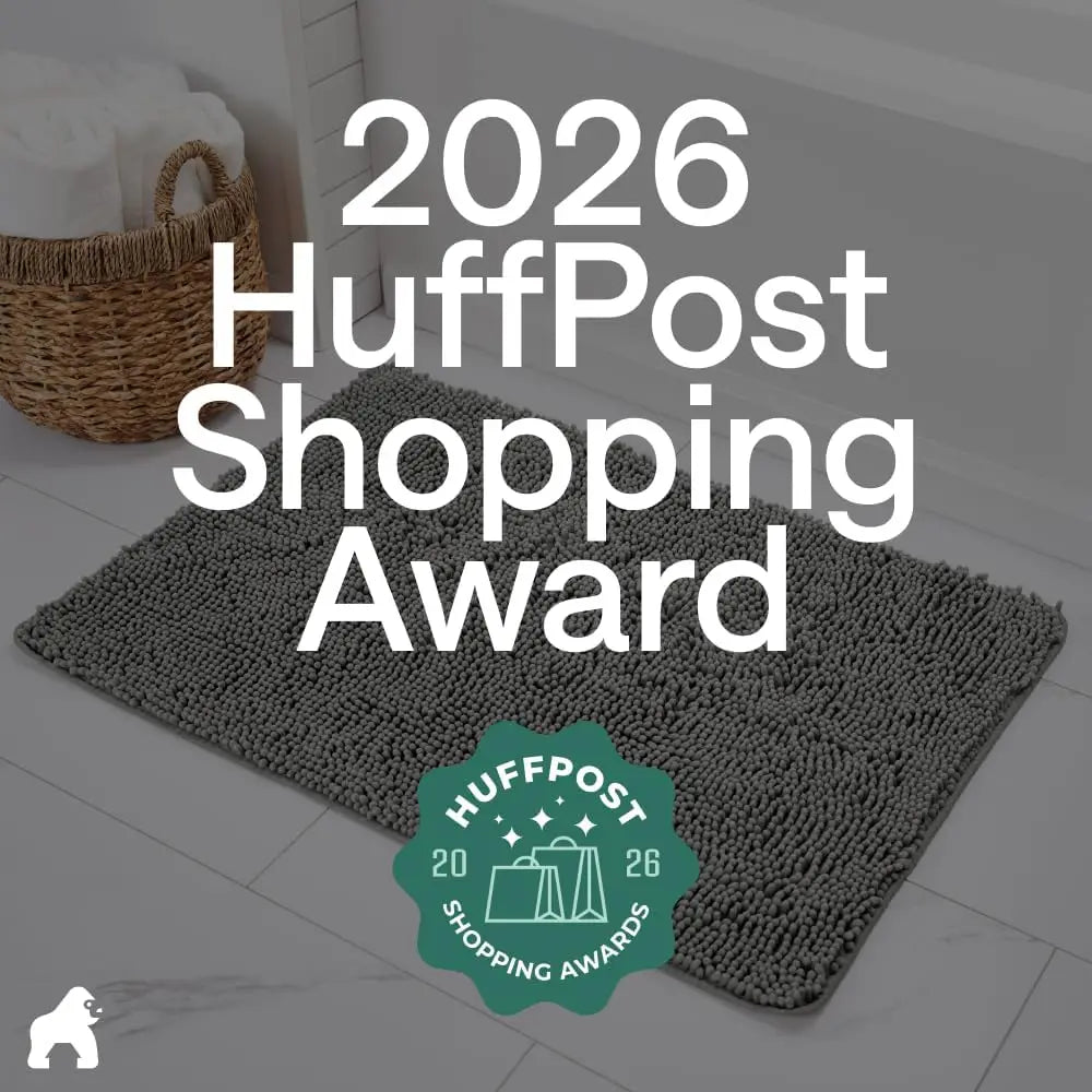 Chenille Bath Rug Absorbent Non Slip Mat Quick Dry Microfiber