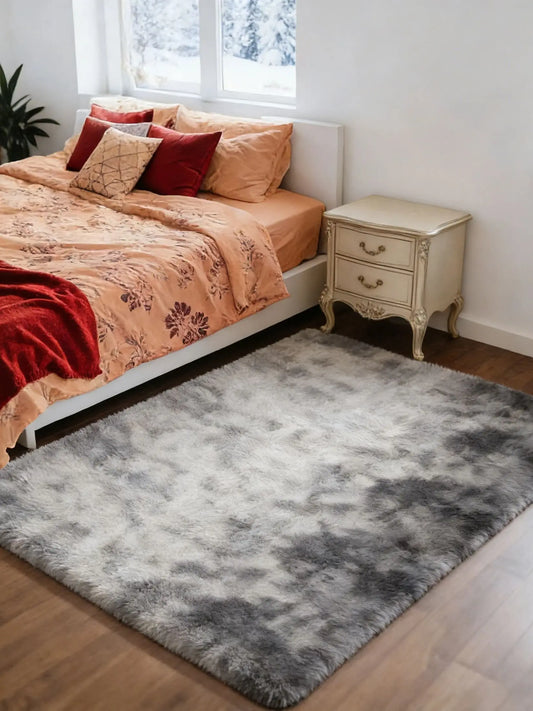 Ultra Soft Fluffy Shag Area Rug For Living Room Decor