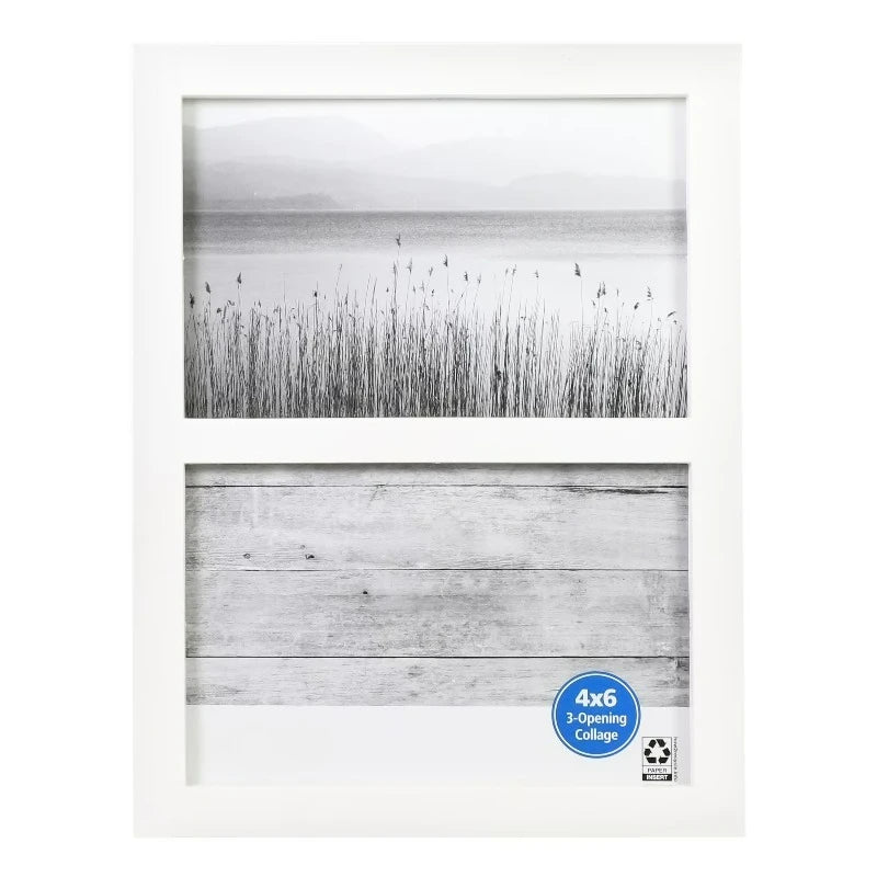 Linear 2 Opening Wall Photo Frame For Photos And Artwork
