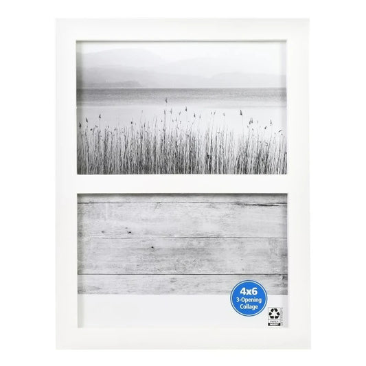 Linear 2 Opening Wall Photo Frame For Photos And Artwork