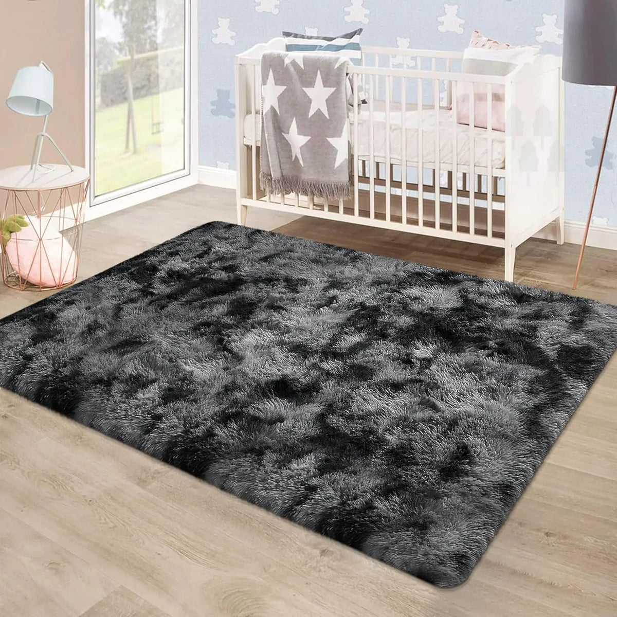 Ultra Soft Fluffy Shag Area Rug For Living Room Decor