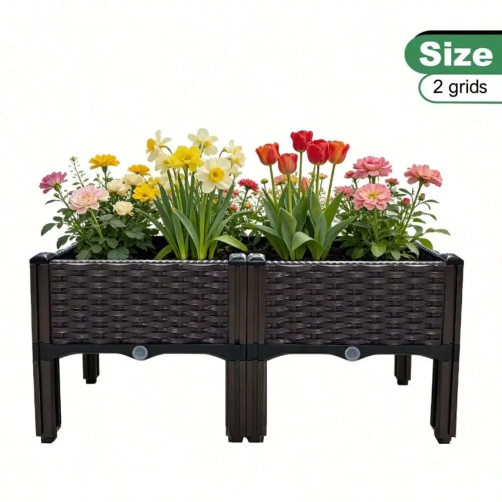 Modular Raised Garden Bed With Legs Square Planter Box