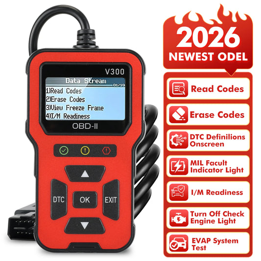 V300 OBD Scanner Car Diagnostic Tool With Color Screen Code Reader
