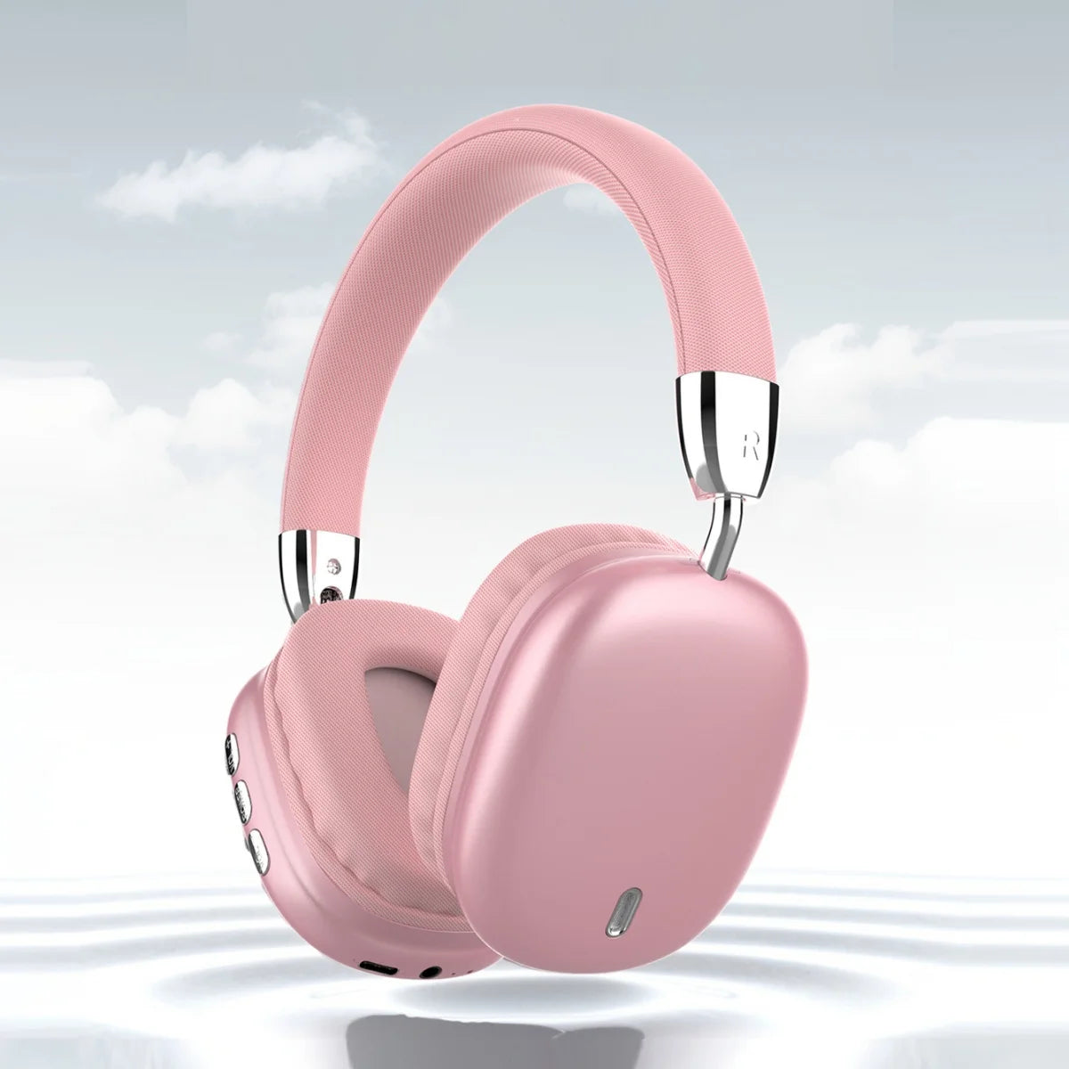 Wireless Bluetooth Headphones With Noise Cancellation And Foldable Design
