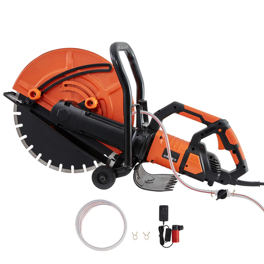 SucceBuy Electric Concrete Saw 15A Motor Circular Saw Cutter with Max. 6in Adjustable Cutting Depth  Wet Disk Saw Cutter Brick