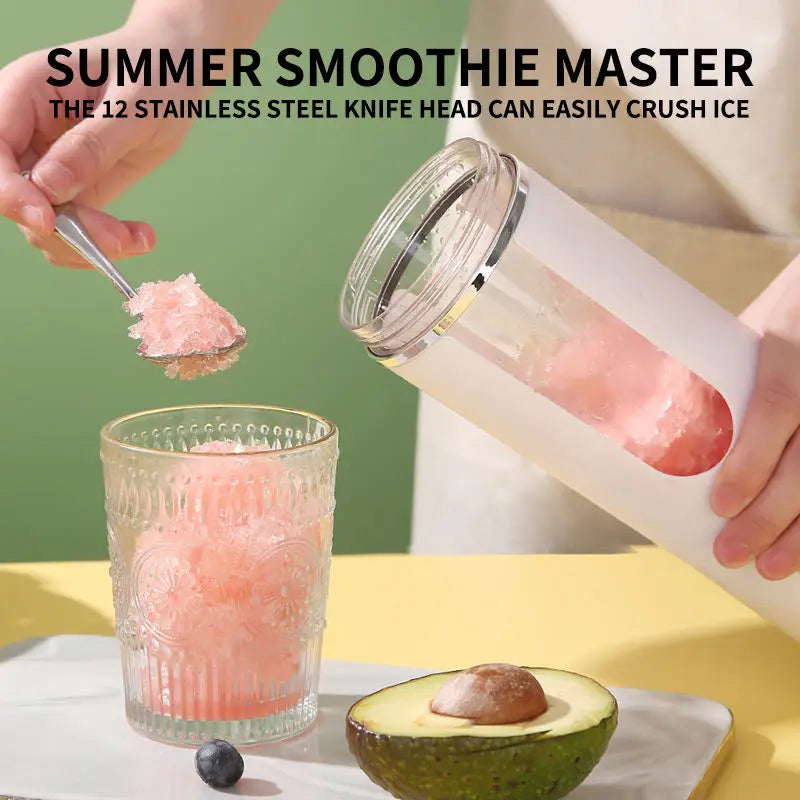 TMJD MISS Portable Juicer Wireless USB Charging 12 Blade Blender