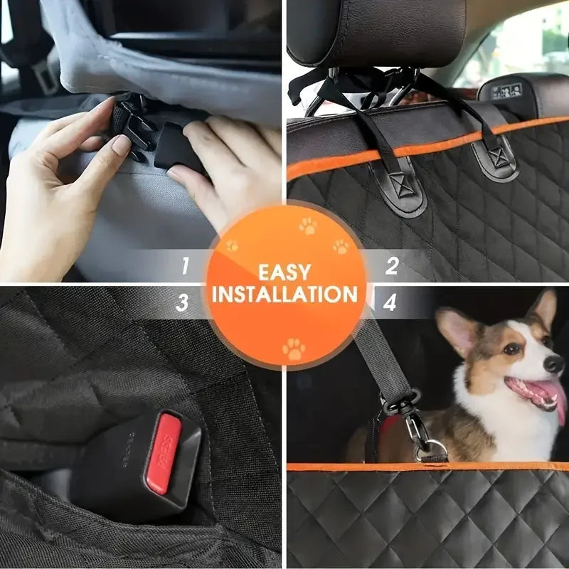 Dog Car Seat Cover Waterproof Hammock Nonslip Durable Back Seat