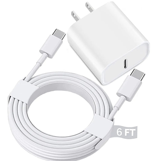 SANPRIO USB C Fast Charger for iPhone 16 15 and iPad with 6 Foot Cable