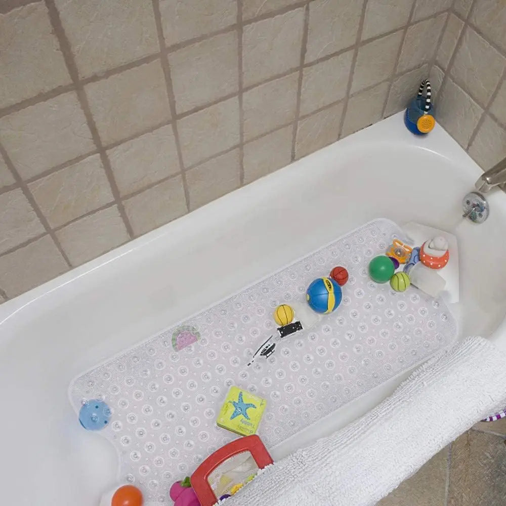 Non Slip Bathtub Shower Mat With Suction Cups Drain Holes
