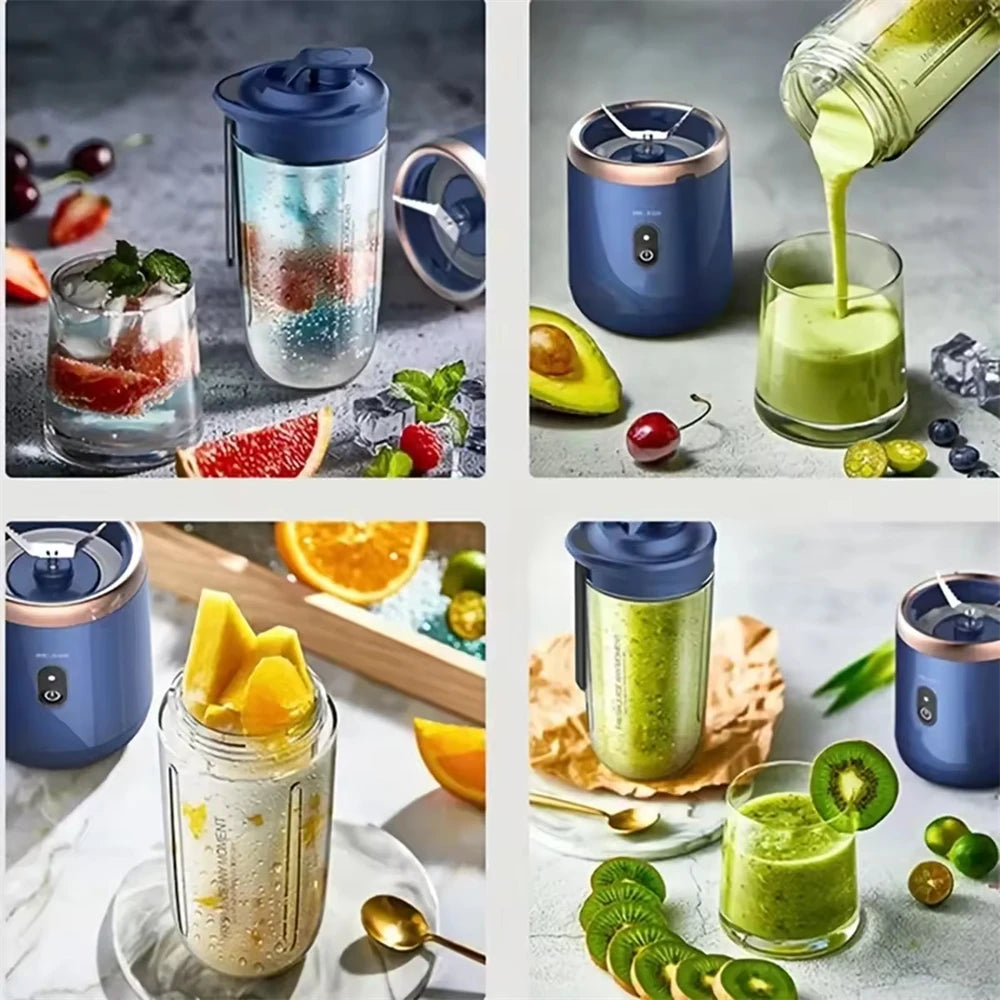 ATMDOG Portable Blender Bottle With 6 Blades For Smoothies