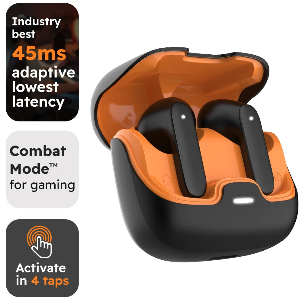 Jogrytece Bluetooth TWS Earphones 5 4 Ultra Low Latency ENC Noise Cancelling