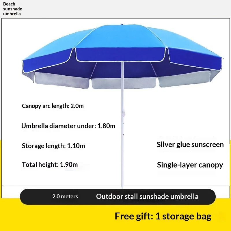 Commercial Outdoor Patio Umbrella With UV Sunshade And Waterproof Design
