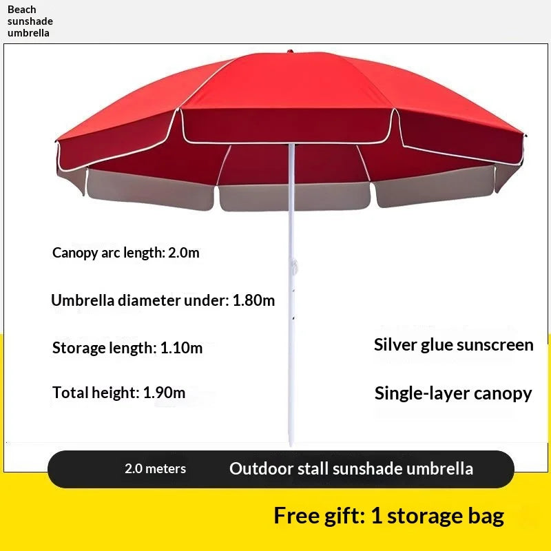 Commercial Outdoor Patio Umbrella With UV Sunshade And Waterproof Design