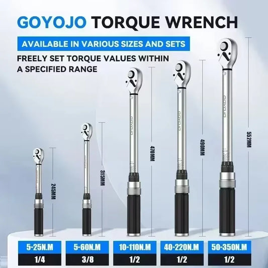 Torque Wrench 50 To 350 Nm Range Pro Automotive Tool