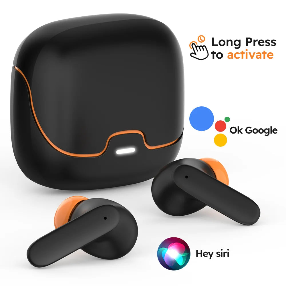 Jogrytece Bluetooth TWS Earphones 5 4 Ultra Low Latency ENC Noise Cancelling
