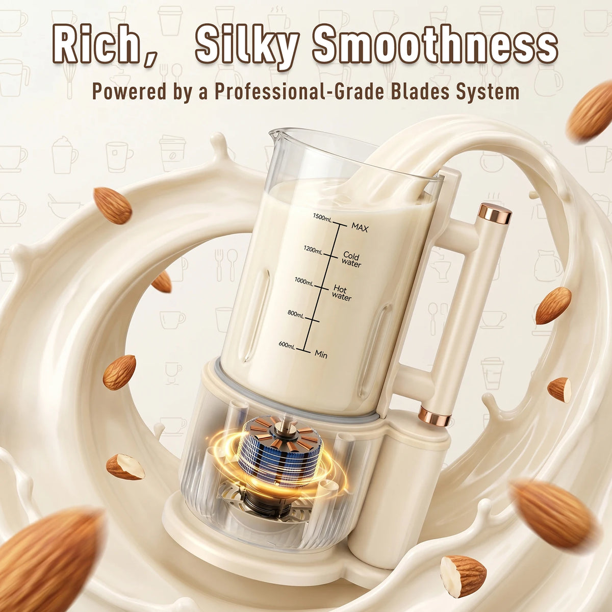 Automatic Nut Milk Maker Plug And Play Multifunction Juicer