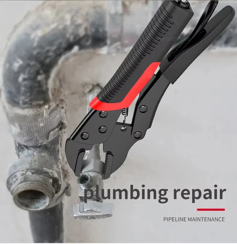 4pcs/set 7/9/10 Inch Heavy-Duty Universal Pliers Multifunction Manual Fixed Jaw Clamp Tool f Durable Locking Pliers Hand Tools