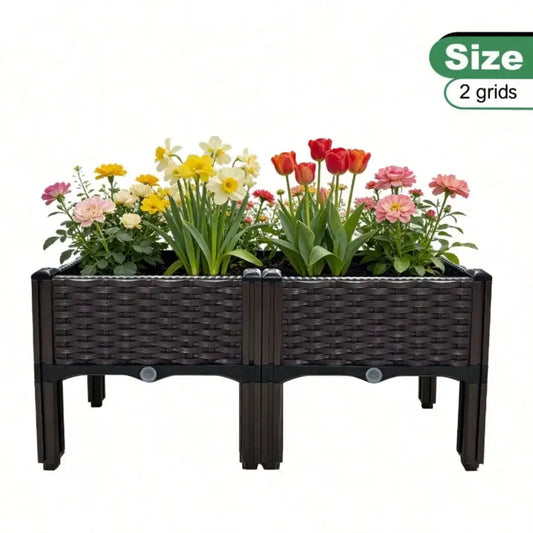 Modular Raised Garden Bed With Legs Square Planter Box