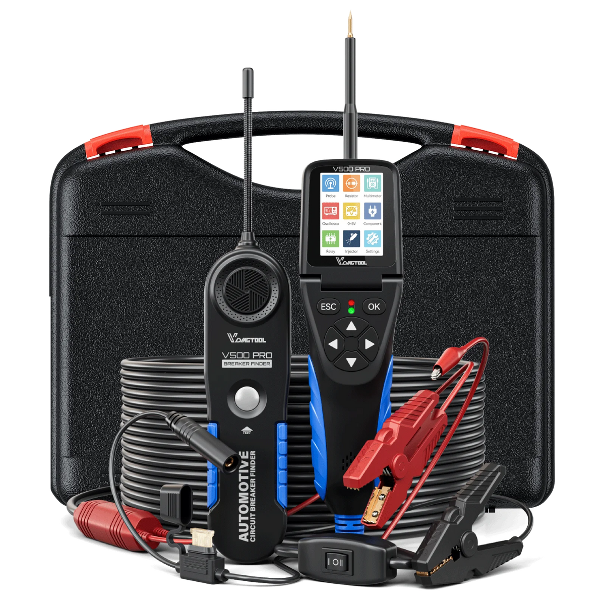 VDIAGTOOL V500PRO 2 In 1 Automotive Power Probe With Multimeter Injector Test