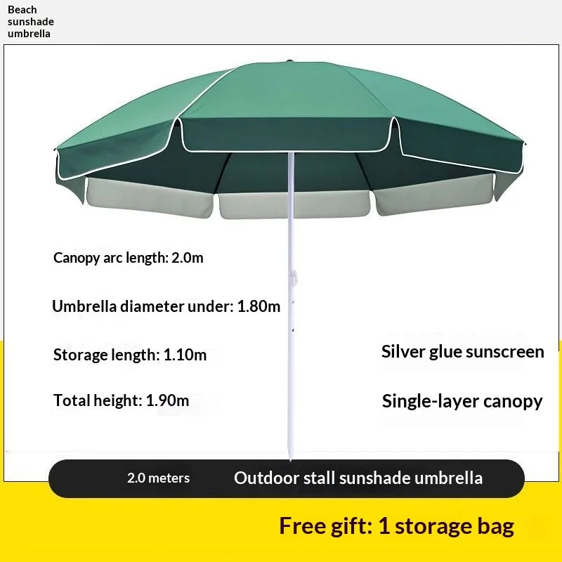 Commercial Outdoor Patio Umbrella With UV Sunshade And Waterproof Design