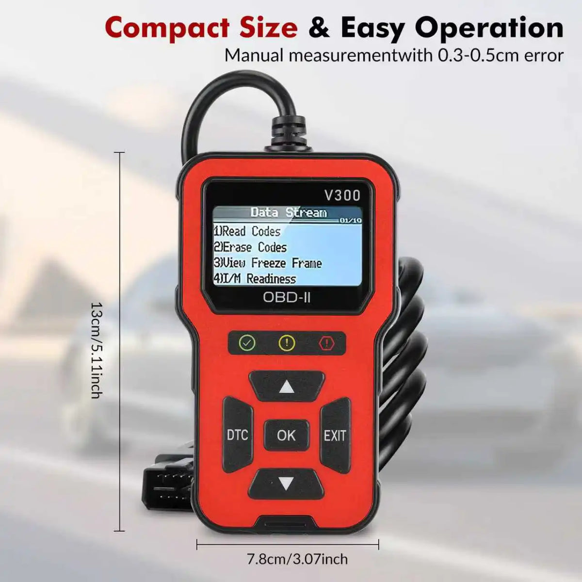 V300 OBD Scanner Car Diagnostic Tool With Color Screen Code Reader